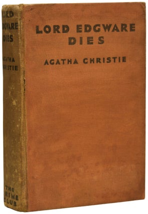 Item #72064 Lord Edgware Dies. Agatha CHRISTIE, Dame