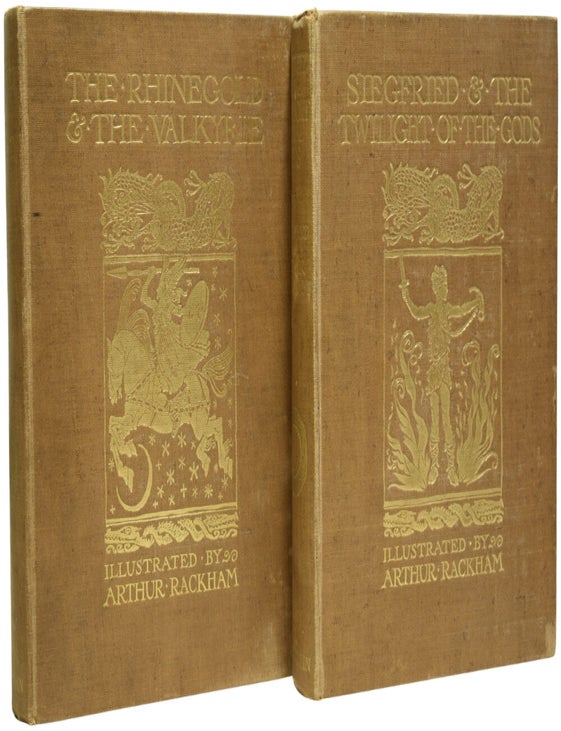 Item #72082 The Ring of the Niblung. A Trilogy with a Prelude by Richard Wagner: The Rhinegold and the Valkyrie together with Siegfried and The Twilight of the Gods. With Illustrations by Arthur Rackham. Translated by Margaret Armour. Richard WAGNER, Arthur RACKHAM, Margaret ARMOUR.