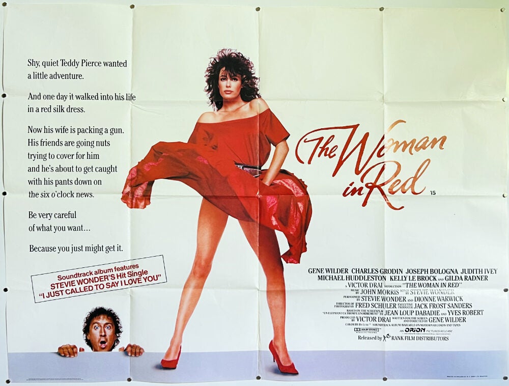 MOVIE POSTER The Woman In Red | Gene WILDER