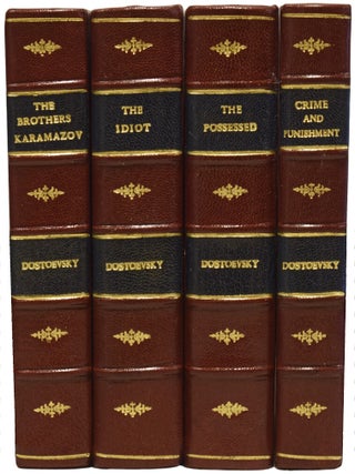 The Novels of F. Dostoevsky. Translated from the Russian by Constance Garnett. The Brothers Karamasov, The Idiot, The Possessed, Crime and Punishment, The House of the Dead, The Insulted and Injured, A Raw Youth, The Friend of the Family, The Eternal Husband and other Stories, The Gambler and other Stories, White Nights and other Stories, An Honest Thief and other Stories.