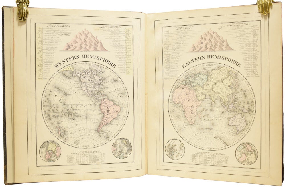 Mitchell's New General Atlas; containing Maps of the Various Countries ...