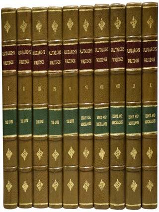 Plutarch's Lives and Writings. Edited by A.H. Clough and Prof. William W. Goodwin, with an Introduction Ralph Waldo Emerson. Plutarch's Lives: The Translation called Dryden's Corrected from the Greek and Revised by A.H. Clough. Essays and Miscellanies: Comprising all his works collected under the title of "Morals;" translated from the Greek by several hands; corrected and revised by William W. Goodwin, Ph.D., Professor of Greek Literature in Harvard University. Illustrated with Photogravure reproductions of paintings and sculptures.