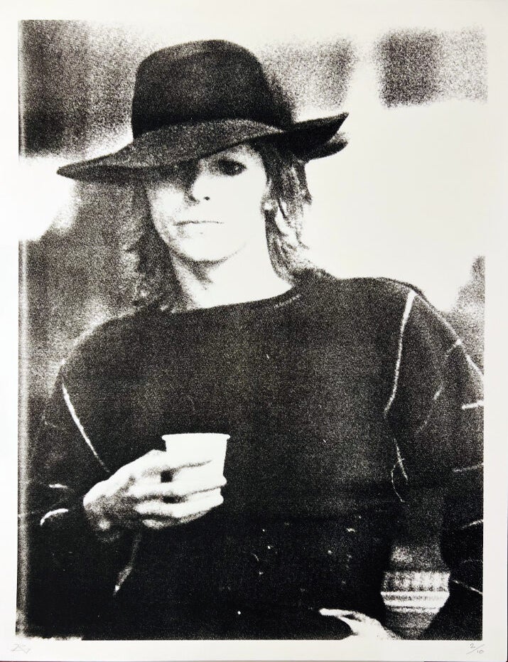 Item #72530 Olympic (screenprint image of David Bowie). David BOWIE.