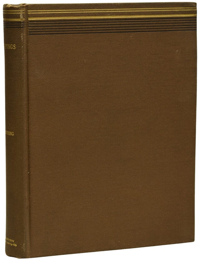 Item #72549 Parleyings with Certain People of Importance in Their Day, to Wit, Bernard de Mandeville, Daniel Bartoli, Christopher Smart, George Bubb Dodington, Francis Furini, Gerard de Lairesse, and Charles Avison. Introduced by a Dialogue Between Apollo and the Fates; Concluded by Another Between John Fust and his Friends. Robert BROWNING.