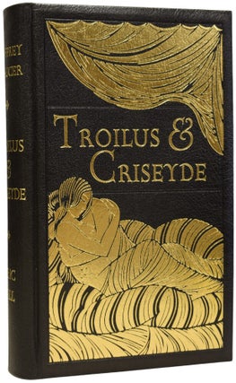 Troilus and Criseyde. Edited by Arundell Del Re with wood engravings by Eric Gill, printed and published at The Goldren Cockerell Press at Waltham Saint Lawrence in Berkshire England, A.D. MCMXXVII.