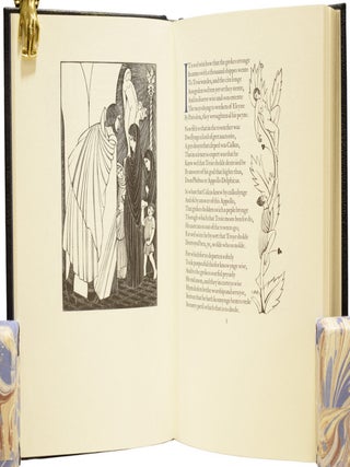 Troilus and Criseyde. Edited by Arundell Del Re with wood engravings by Eric Gill, printed and published at The Goldren Cockerell Press at Waltham Saint Lawrence in Berkshire England, A.D. MCMXXVII.