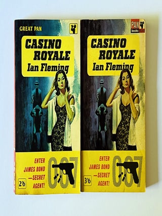 Item #72789 Casino Royale [two variant copies of the same impression]. Ian Lancaster FLEMING