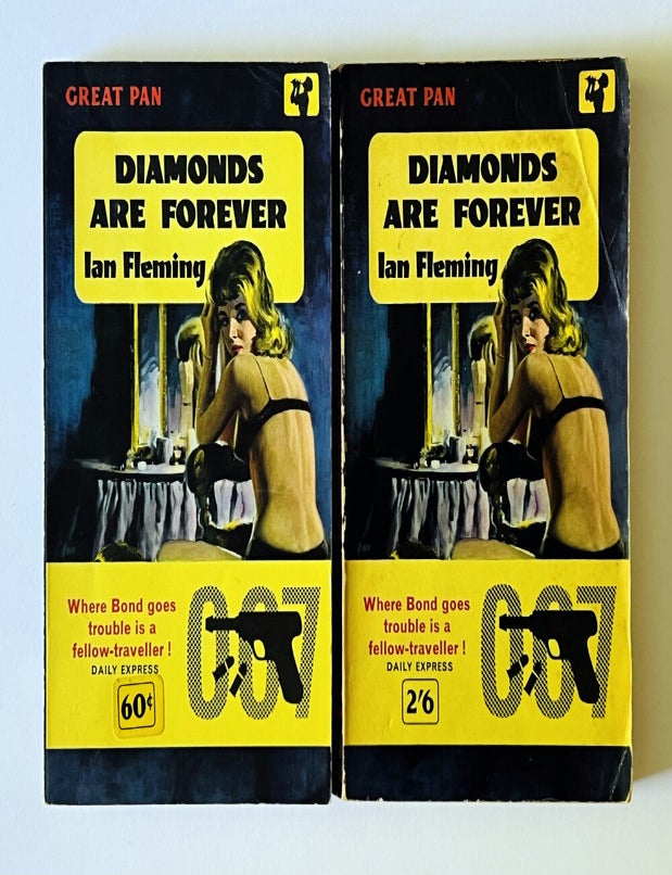 Item #72792 Diamonds Are Forever [two variant copies of the same impression]. Ian Lancaster FLEMING.