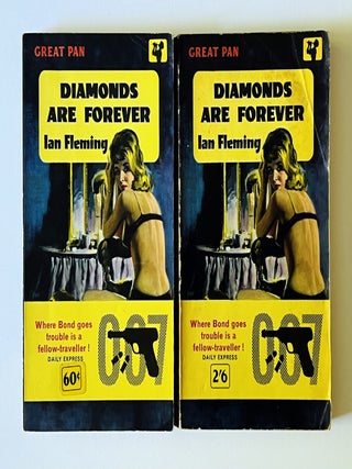 Item #72792 Diamonds Are Forever [two variant copies of the same impression]. Ian Lancaster FLEMING
