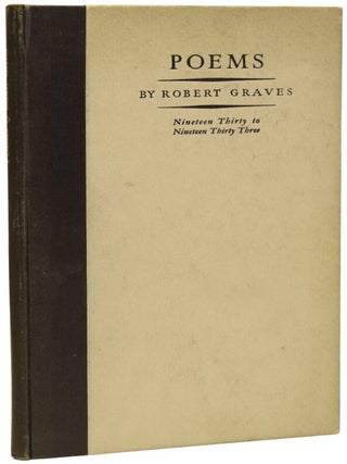 Item #72852 Poems 1930-1933. Robert GRAVES
