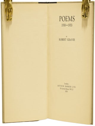 Poems 1930-1933.