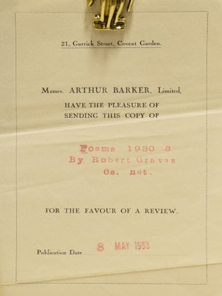 Poems 1930-1933.