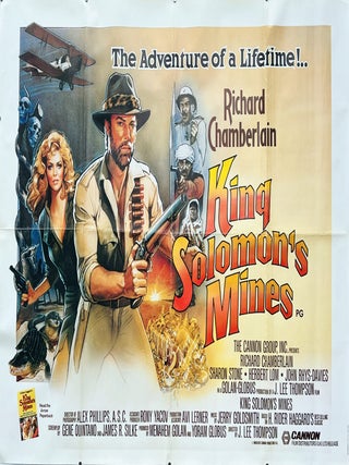 Item #72883 [MOVIE POSTER] King Solomon's Mines. Henry Rider HAGGARD, Lee. J. THOMPSON