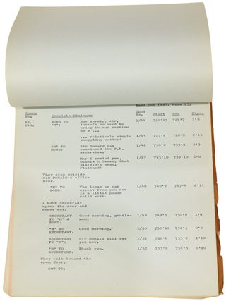 Diamonds are Forever. Original screenplay.