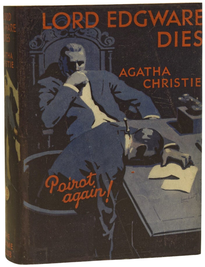 Item #73077 Lord Edgware Dies. Agatha CHRISTIE, Dame.