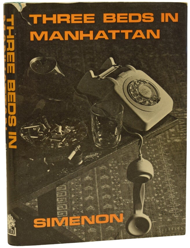 Item #73102 Three Beds in Manhattan. Georges SIMENON, Lawrence G. BLOCHMAN.