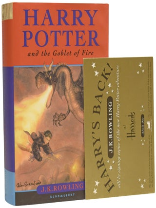 Item #73323 Harry Potter and the Goblet of Fire. J. K. ROWLING, born 1965, Giles GREENFIELD