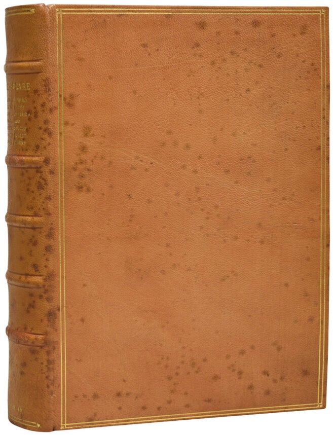 Item #73329 The Works of Shakespeare: The Text of the First Folio with Quarto Variants and a Selection of Modern Readings. Volume IV: Richard the Third; Henry the Eight; Troylus and Cressida; Coriolanus; Titus Andronicus; Romeo and Juliet; Tymon of Athens. William SHAKESPEARE, Herbert FARJEON.