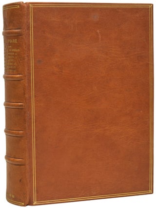 Item #73331 The Works of Shakespeare: The Text of the First Folio with Quarto Variants and a...