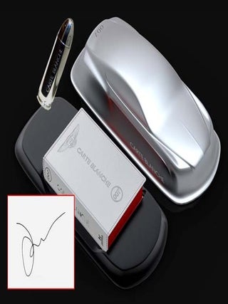 Item #73366 Carte Blanche. 'Bentley Edition' with engraved bullet. Jeffery DEAVER, born...