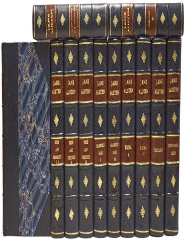 Item #73869 The Winchester Edition of the Novels [Works] of Jane Austen. The works include: Sense and Sensibility, Pride and Prejudice, Mansfield Park, Northanger Abbey, Persuasion, Emma, Lady Susan, The Watsons, and Letters. Jane AUSTEN.