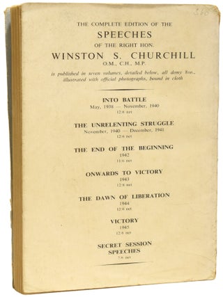 War Speeches 1940-1945.