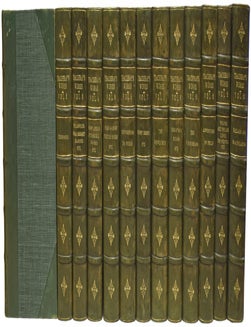 Item #73933 The Works of William Thackeray. With illustrations by the Author, George Cruikshank and John Leech. Including: Vanity Fair, Pendennis, Barry Lyndon, etc. William Makepeace THACKERAY.
