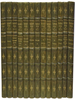 The Works of William Thackeray. With illustrations by the Author, George Cruikshank and John Leech. Including: Vanity Fair, Pendennis, Barry Lyndon, etc.
