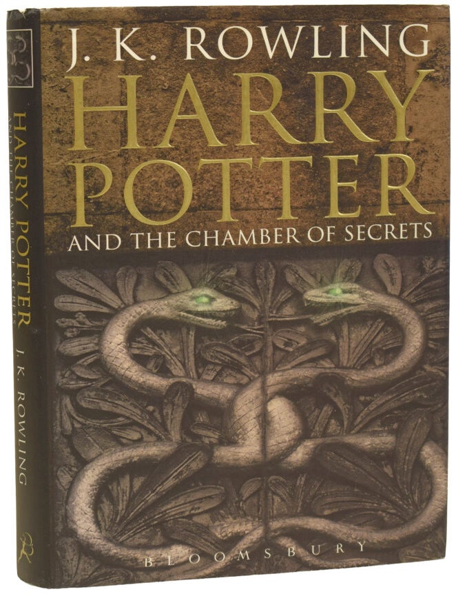 Item #73934 Harry Potter and the Chamber of Secrets. J. K ROWLING, born 1965.