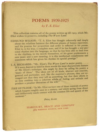 After Strange Gods. A Primer of Modern Heresy. The Page-Barbour Lectures at the University of Virginia 1933.