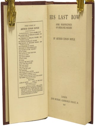 His Last Bow. Some Reminiscences of Sherlock Holmes.