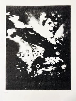 Item #74452 Ladies and Gentlemen (screenprint image of David Bowie). David BOWIE