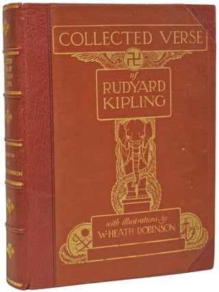 Item #74458 Collected Verse of Rudyard Kipling. With illustrations in colour by W. Heath...