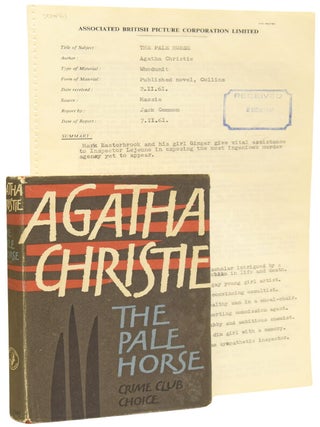 Item #74491 The Pale Horse: Associated British Picture Corporation (ABPC) reader's report,...