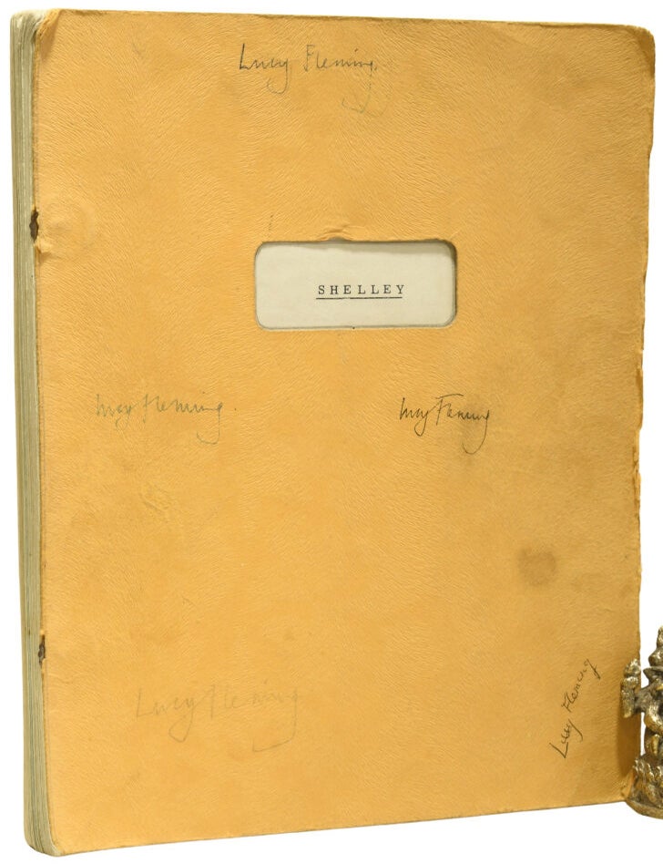 Item #74529 [Script] Shelley, or, The Idealist. A Tragi-comedy. Lucy FLEMING, b.1947, Ann JELLICOE, OBE.