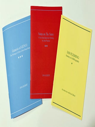 Item #74586 Ian Fleming: Journey of a Bibliography [together with] Notes on The Notes [and]...