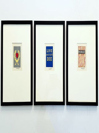 Item #74587 [jacket artwork illustrations for Casino Royale, Live & Let Die (concept) and...