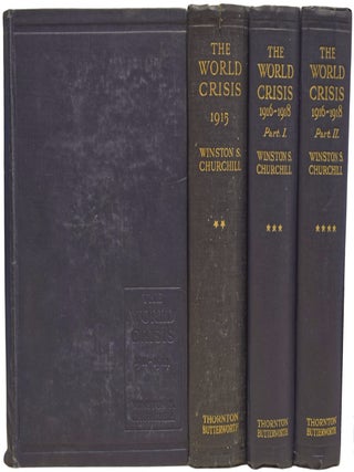 Item #74662 The World Crisis 1911-1918. [Four volumes]. Winston Spencer CHURCHILL, Sir
