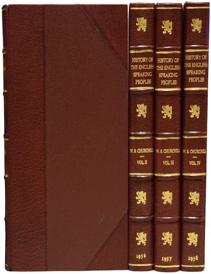 Item #74682 A History of the English-Speaking Peoples. Winston Spencer CHURCHILL, Sir.