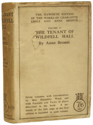 Item #74720 The Tenant of Wildfell Hall. The Life and Works of Charlotte Bronte and Her Sisters:...