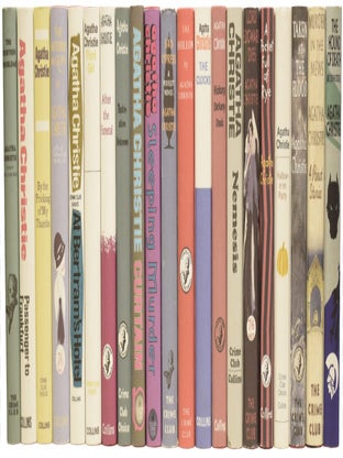 The Agatha Christie Book Collection. Harper Collins' COMPLETE facsimile series: The Mysterious Affair at Styles; The Secret Adversary; The Murder on the Links; The Man in the Brown Suit; The Secret of Chimneys; The Murder of Roger Ackroyd; The Big Four; The Mystery of The Blue Train; The Seven Dials Mystery; Murder at The Vicarage; The Sittaford Mystery; Peril at End House; Lord Edgware Dies; Murder on the Orient Express; Why Didn't They Ask Evans?; Three Act Tragedy; Death in the Clouds; The A.B.C. Murders; Murder in Mesopotamia; Cards on the Table; Dumb Witness; Death on the Nile; Appointment with Death; Hercule Poirot's Christmas; Murder Is Easy; And Then There Were None; Sad Cypress; One, Two, Buckle My Shoe; Evil Under the Sun; N or M?; The Body in the Library; Five Little Pigs; The Moving Finger; Towards Zero; Death Comes as the End; Sparkling Cyanide; The Hollow; Taken at the Flood; Crooked House; A Murder Is Announced; They Came to Baghdad; Mrs McGinty's Dead; They Do It with Mirrors; After the Funeral; A Pocketful of Rye; Destination Unknown; Hickory Dickory Dock; Dead Man's Folly; 4.50 From Paddington; Ordeal by Innocence; Cat Among the Pigeons; The Pale Horse; The Mirror Crack'd from Side to Side; The Clocks; A Caribbean Mystery; At Bertram's Hotel; Third Girl; Endless Night; By the Pricking of My Thumbs; Hallowe'en Party; Passenger to Frankfurt; Nemesis; Elephants Can Remember; Postern of Fate; Curtain; Sleeping Murder; Poirot Investigates; Partners in Crime; The Mysterious Mr Quin; The Thirteen Problems; The Hound of Death; The Listerdale Mystery; Parker Pyne Investigates; Murder in the Mews; The Labours of Hercules; The Adventure of the Christmas Pudding; Poirot's Early Cases; Miss Marple's Final Cases; Problem at Pollensa Bay; While the Light Lasts; Witness for the Prosecution and Selected Plays; Appointment with Death and Other Plays; The Mousetrap; An Autobiography, Parts I and II.