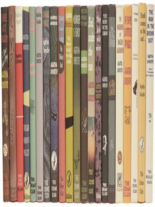 The Agatha Christie Book Collection. Harper Collins' COMPLETE facsimile series: The Mysterious Affair at Styles; The Secret Adversary; The Murder on the Links; The Man in the Brown Suit; The Secret of Chimneys; The Murder of Roger Ackroyd; The Big Four; The Mystery of The Blue Train; The Seven Dials Mystery; Murder at The Vicarage; The Sittaford Mystery; Peril at End House; Lord Edgware Dies; Murder on the Orient Express; Why Didn't They Ask Evans?; Three Act Tragedy; Death in the Clouds; The A.B.C. Murders; Murder in Mesopotamia; Cards on the Table; Dumb Witness; Death on the Nile; Appointment with Death; Hercule Poirot's Christmas; Murder Is Easy; And Then There Were None; Sad Cypress; One, Two, Buckle My Shoe; Evil Under the Sun; N or M?; The Body in the Library; Five Little Pigs; The Moving Finger; Towards Zero; Death Comes as the End; Sparkling Cyanide; The Hollow; Taken at the Flood; Crooked House; A Murder Is Announced; They Came to Baghdad; Mrs McGinty's Dead; They Do It with Mirrors; After the Funeral; A Pocketful of Rye; Destination Unknown; Hickory Dickory Dock; Dead Man's Folly; 4.50 From Paddington; Ordeal by Innocence; Cat Among the Pigeons; The Pale Horse; The Mirror Crack'd from Side to Side; The Clocks; A Caribbean Mystery; At Bertram's Hotel; Third Girl; Endless Night; By the Pricking of My Thumbs; Hallowe'en Party; Passenger to Frankfurt; Nemesis; Elephants Can Remember; Postern of Fate; Curtain; Sleeping Murder; Poirot Investigates; Partners in Crime; The Mysterious Mr Quin; The Thirteen Problems; The Hound of Death; The Listerdale Mystery; Parker Pyne Investigates; Murder in the Mews; The Labours of Hercules; The Adventure of the Christmas Pudding; Poirot's Early Cases; Miss Marple's Final Cases; Problem at Pollensa Bay; While the Light Lasts; Witness for the Prosecution and Selected Plays; Appointment with Death and Other Plays; The Mousetrap; An Autobiography, Parts I and II.