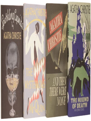The Agatha Christie Book Collection. Harper Collins' COMPLETE facsimile series: The Mysterious Affair at Styles; The Secret Adversary; The Murder on the Links; The Man in the Brown Suit; The Secret of Chimneys; The Murder of Roger Ackroyd; The Big Four; The Mystery of The Blue Train; The Seven Dials Mystery; Murder at The Vicarage; The Sittaford Mystery; Peril at End House; Lord Edgware Dies; Murder on the Orient Express; Why Didn't They Ask Evans?; Three Act Tragedy; Death in the Clouds; The A.B.C. Murders; Murder in Mesopotamia; Cards on the Table; Dumb Witness; Death on the Nile; Appointment with Death; Hercule Poirot's Christmas; Murder Is Easy; And Then There Were None; Sad Cypress; One, Two, Buckle My Shoe; Evil Under the Sun; N or M?; The Body in the Library; Five Little Pigs; The Moving Finger; Towards Zero; Death Comes as the End; Sparkling Cyanide; The Hollow; Taken at the Flood; Crooked House; A Murder Is Announced; They Came to Baghdad; Mrs McGinty's Dead; They Do It with Mirrors; After the Funeral; A Pocketful of Rye; Destination Unknown; Hickory Dickory Dock; Dead Man's Folly; 4.50 From Paddington; Ordeal by Innocence; Cat Among the Pigeons; The Pale Horse; The Mirror Crack'd from Side to Side; The Clocks; A Caribbean Mystery; At Bertram's Hotel; Third Girl; Endless Night; By the Pricking of My Thumbs; Hallowe'en Party; Passenger to Frankfurt; Nemesis; Elephants Can Remember; Postern of Fate; Curtain; Sleeping Murder; Poirot Investigates; Partners in Crime; The Mysterious Mr Quin; The Thirteen Problems; The Hound of Death; The Listerdale Mystery; Parker Pyne Investigates; Murder in the Mews; The Labours of Hercules; The Adventure of the Christmas Pudding; Poirot's Early Cases; Miss Marple's Final Cases; Problem at Pollensa Bay; While the Light Lasts; Witness for the Prosecution and Selected Plays; Appointment with Death and Other Plays; The Mousetrap; An Autobiography, Parts I and II.