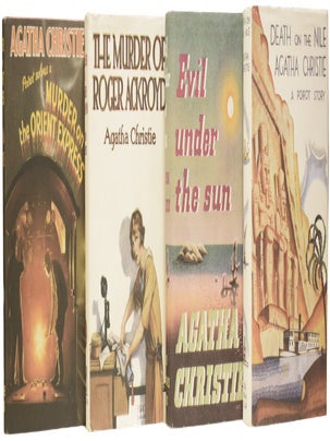 The Agatha Christie Book Collection. Harper Collins' COMPLETE facsimile series: The Mysterious Affair at Styles; The Secret Adversary; The Murder on the Links; The Man in the Brown Suit; The Secret of Chimneys; The Murder of Roger Ackroyd; The Big Four; The Mystery of The Blue Train; The Seven Dials Mystery; Murder at The Vicarage; The Sittaford Mystery; Peril at End House; Lord Edgware Dies; Murder on the Orient Express; Why Didn't They Ask Evans?; Three Act Tragedy; Death in the Clouds; The A.B.C. Murders; Murder in Mesopotamia; Cards on the Table; Dumb Witness; Death on the Nile; Appointment with Death; Hercule Poirot's Christmas; Murder Is Easy; And Then There Were None; Sad Cypress; One, Two, Buckle My Shoe; Evil Under the Sun; N or M?; The Body in the Library; Five Little Pigs; The Moving Finger; Towards Zero; Death Comes as the End; Sparkling Cyanide; The Hollow; Taken at the Flood; Crooked House; A Murder Is Announced; They Came to Baghdad; Mrs McGinty's Dead; They Do It with Mirrors; After the Funeral; A Pocketful of Rye; Destination Unknown; Hickory Dickory Dock; Dead Man's Folly; 4.50 From Paddington; Ordeal by Innocence; Cat Among the Pigeons; The Pale Horse; The Mirror Crack'd from Side to Side; The Clocks; A Caribbean Mystery; At Bertram's Hotel; Third Girl; Endless Night; By the Pricking of My Thumbs; Hallowe'en Party; Passenger to Frankfurt; Nemesis; Elephants Can Remember; Postern of Fate; Curtain; Sleeping Murder; Poirot Investigates; Partners in Crime; The Mysterious Mr Quin; The Thirteen Problems; The Hound of Death; The Listerdale Mystery; Parker Pyne Investigates; Murder in the Mews; The Labours of Hercules; The Adventure of the Christmas Pudding; Poirot's Early Cases; Miss Marple's Final Cases; Problem at Pollensa Bay; While the Light Lasts; Witness for the Prosecution and Selected Plays; Appointment with Death and Other Plays; The Mousetrap; An Autobiography, Parts I and II.
