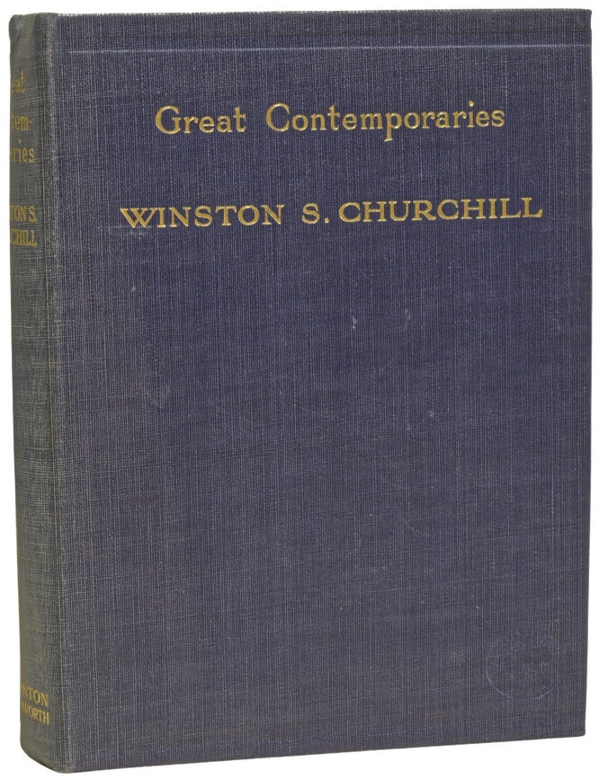 Item #74737 Great Contemporaries. Winston Spencer CHURCHILL, Sir.