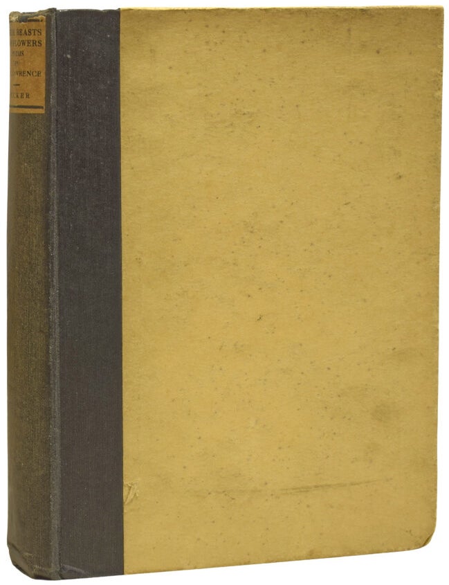 Item #74751 Birds, Beasts and Flowers. D. H LAWRENCE.