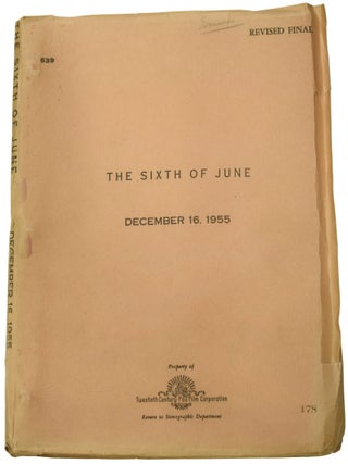 [Screenplay] D-Day. The Sixth of June. Film script.