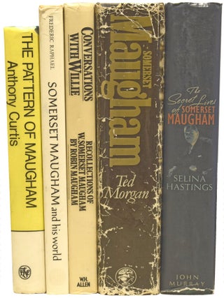Group of five biographical vols; The Pattern of Maugham, Somerset Maugham and his World; Conversations with Willie, Somerset Maugham; The Secret Lives of Somerset Maugham;