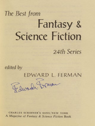 The Best from Fantasy and Science Fiction. 24th Series.