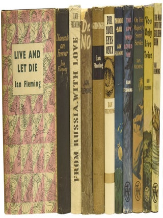 Item #74878 Complete UK Book Club Editions of Ian Fleming's James Bond Novels. Comprising:...